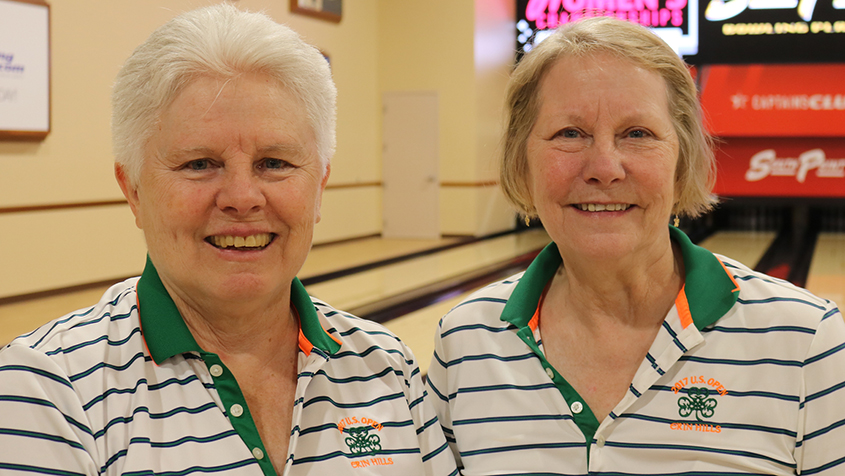 Margaret Carlson and Wendy Proctor at the 2023 USBC Women's Championships Margaret Carlson and Wendy Proctor at the 2023 USBC Women's Championships